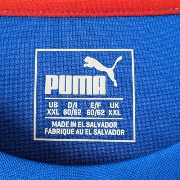 Puma Men's Short Sleeve Italy T-Shirt Size XXL - Picture 4 of 7